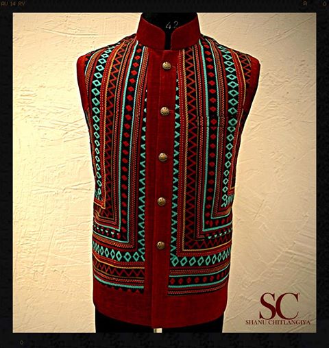 Tribal Print Waistcoat Shanu Chitlangiya Fashion Jaipur